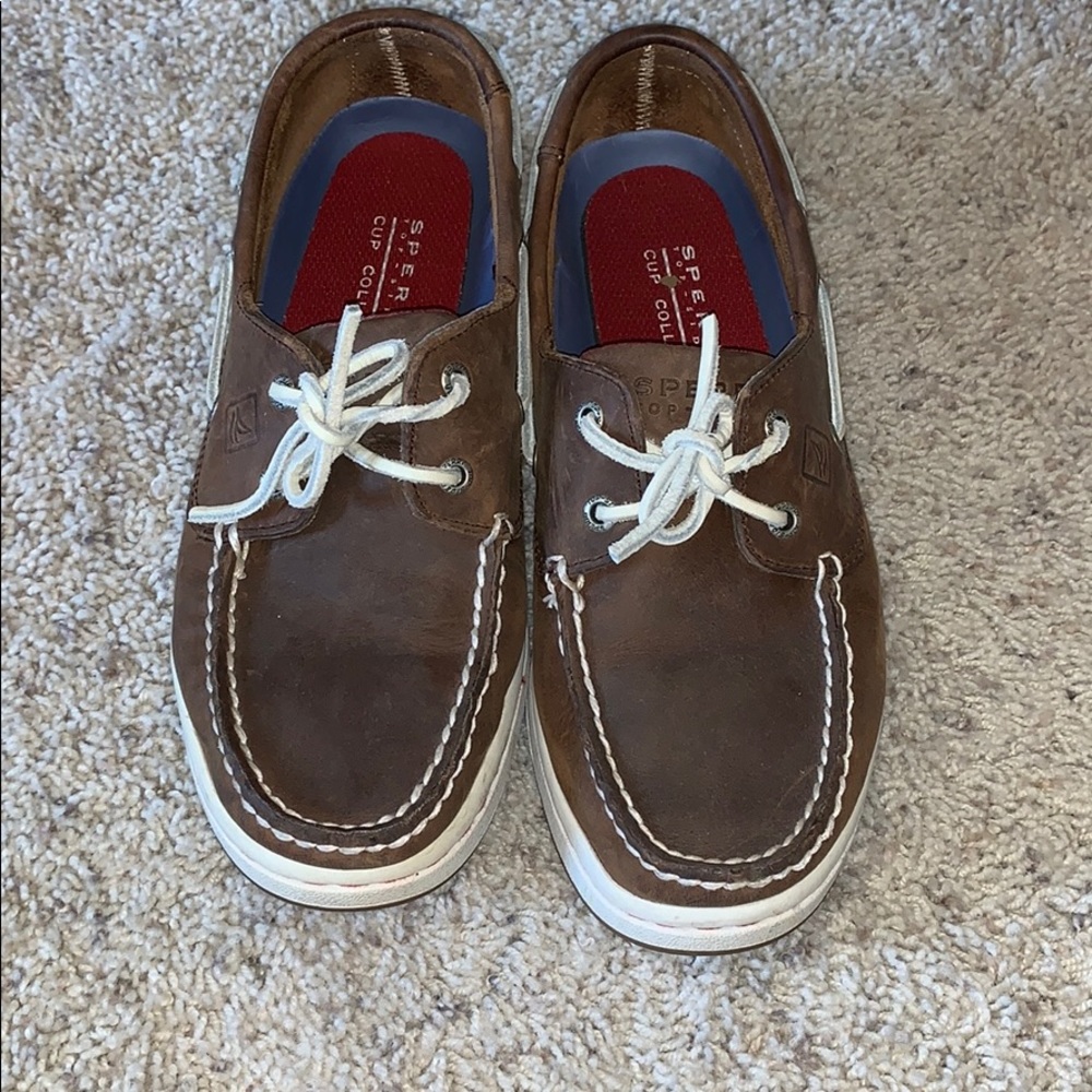 sperry cup collection suede boat shoes